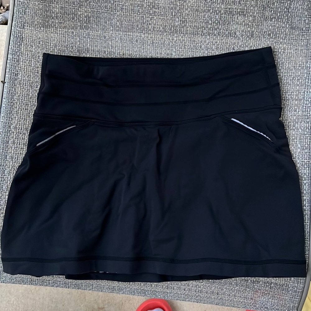 athleta black skirt